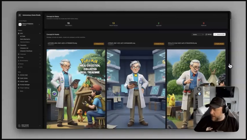 Autonomous Game Studio Platform